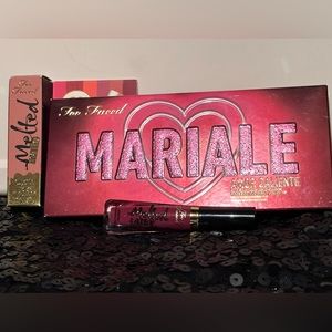 NIB Too Faced Mariale Amor Caliente Limited Edition Eyeshadow Palette & bonuses